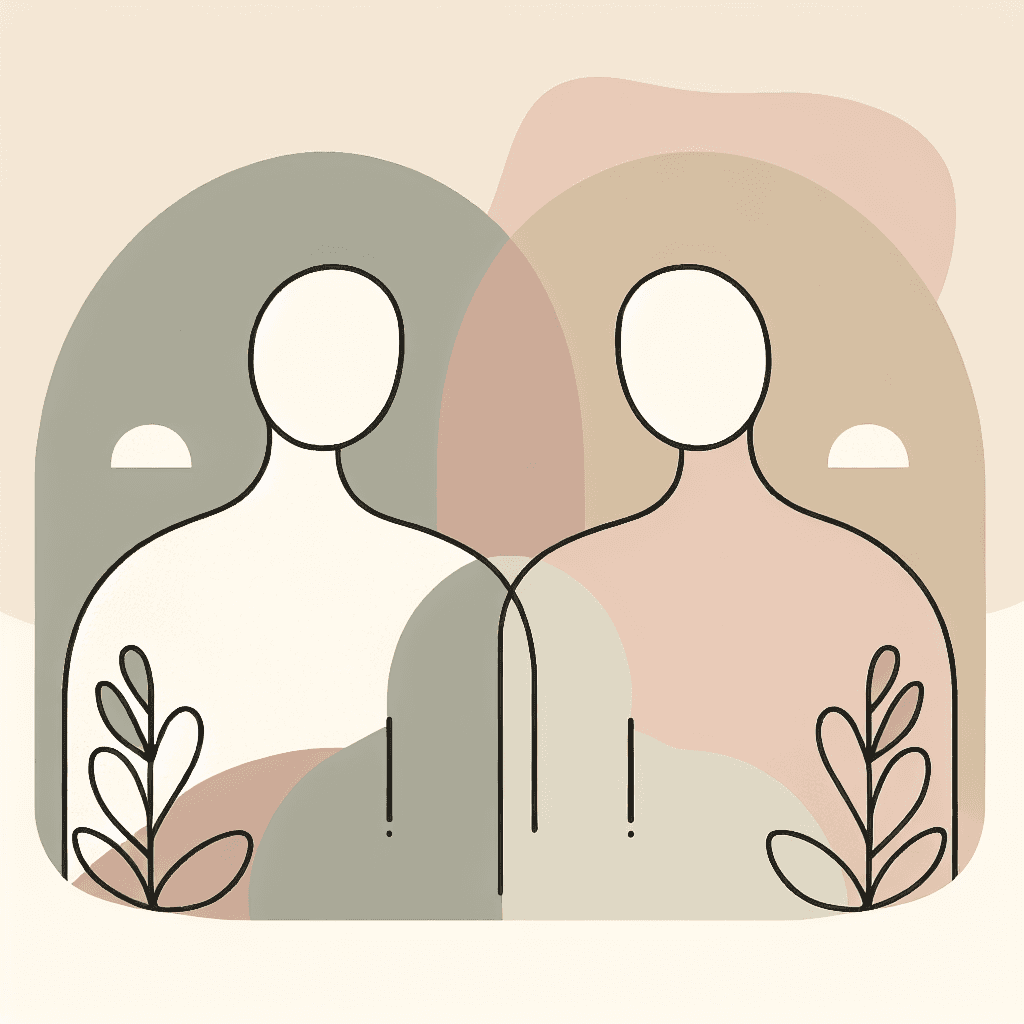 Illustration for article: When Personal Growth Creates Distance Between Partners.